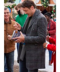Magic In Mistletoe Paul Campbell Plaid Coat 2023