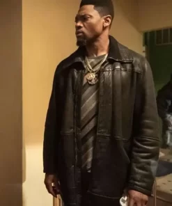 Marvin Power Book Iii Raising Kanan Brown Leather Jacket