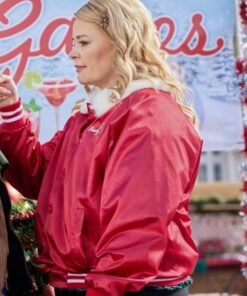 Melissa Peterman Haul Out The Holly Lit Up Red Jacket