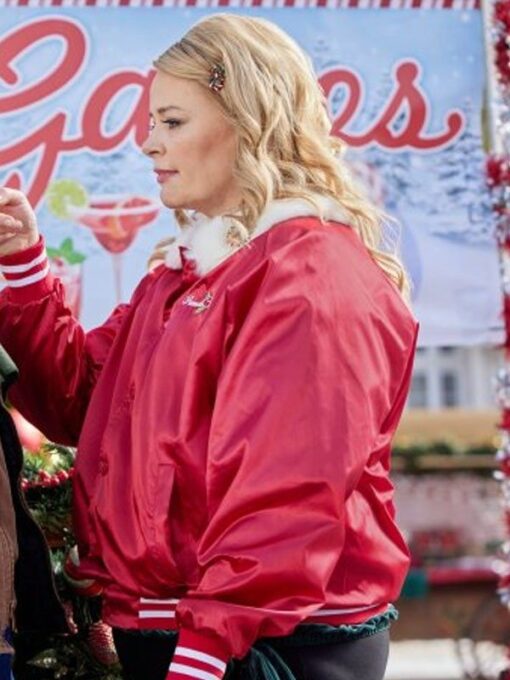 Melissa Peterman Haul Out The Holly Lit Up Red Jacket