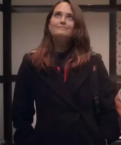 Merry Good Enough 2023 Raye Levine Black Wool Coat