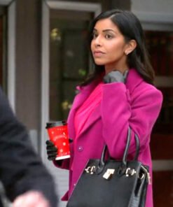 Merry Magic Christmas 2023 Patricia Isaac Pink Coat