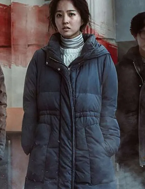 Movie Concrete Utopia 2023 Myeong-hwa Long Puffer Coat