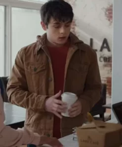 My Life With The Walter Boys S01 Alex Walter Brown Jacket