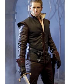 Once Upon A Time Prince Charming Brown Leather Jacket 2023