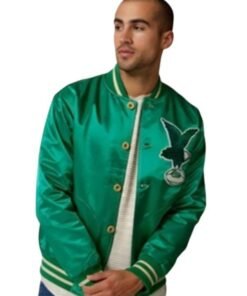 Philadelphia Eagles 1938 Green Satin Jacket