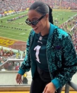 Philadelphia Eagles Green Sequin Jacket