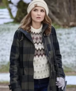 Rachael Leigh Cook Rescuing Christmas 2023 Long Coat