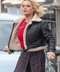 Ruby Sunday Doctor Who S14 Black Shearling Jacket 2023