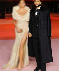 The Academy Gala John Legend Black Coat