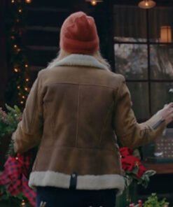 Virgin River S05 Melinda Monroe Brown Shearling Jacket 2023