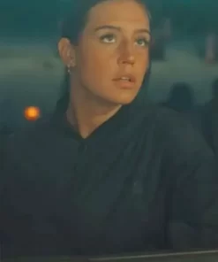 Wingwomen Adèle Exarchopoulos Black Bomber Jacket