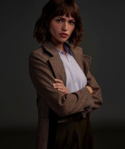 3 Body Problem 2024 Eiza Gonzalez Plaid Coat