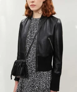 Arrow S08 Laurel Lance Leather Bomber Jacket