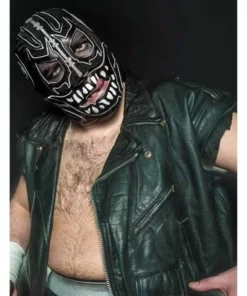 Evil Uno Black Leather Vest