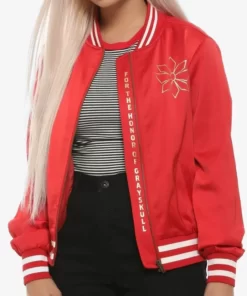Adora She-ra And The Princesses Of Power Red Bomber Jacket