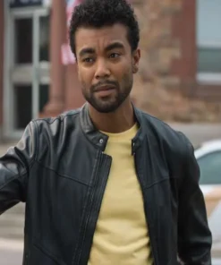 Alexander Nunez True Justice Family Ties Black Leather Jacket