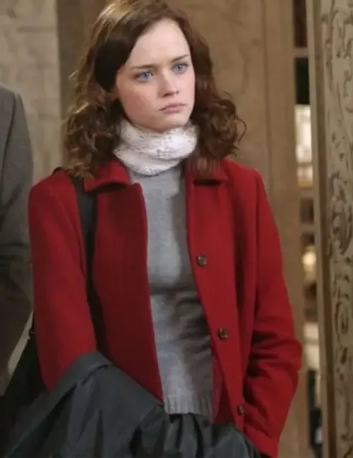 Alexis Bledel Gilmore Girls S05 Red Wool Coat
