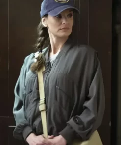 Birdie Nicoletti The Company You Keep Grey Bomber Jacket