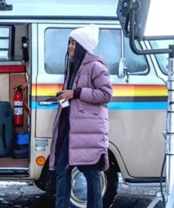 Chelsea Conwright Weak Layers 2024 Purple Coat