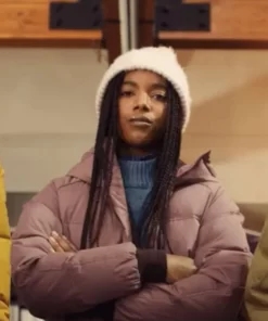 Chelsea Conwright Weak Layers Purple Coat