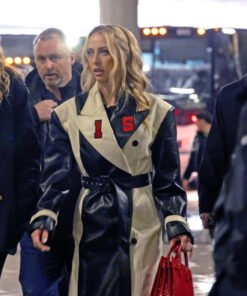 Chiefs-Ravens Brittany Mahomes AFC Championship 2024 Coat