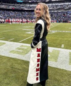 Chiefs-Ravens Brittany Mahomes AFC Championship Coat 2024