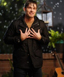 Chris Carmack Grey’s Anatomy Tv Series Black Hooded Jacket