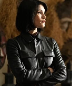 Culprits Gemma Arterton Black Leather Jacket