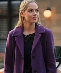 Dial S For Santa 2023 Sarah Dugdale Purple Coat