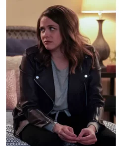 East New York 2023 Brandy Quinlan Biker Black Jacket