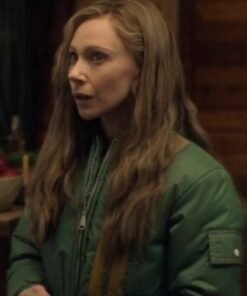 Juno Temple Fargo Season 5 Dorothy ‘Dot’ Ly­on Stripes Green Jacket 2024