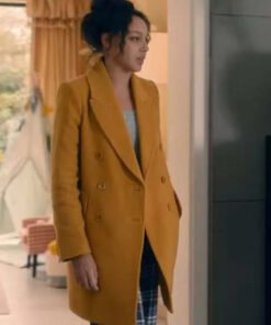 Fool Me Once 2024 Adelle Leonce Yellow Coat