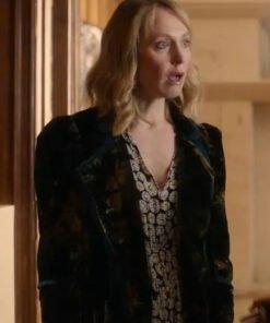 Fool Me Once Hattie Morahan Floral Print Coat