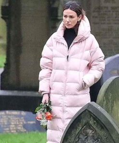 Fool Me Once S01 Maya Stern Pink Puffer Coat