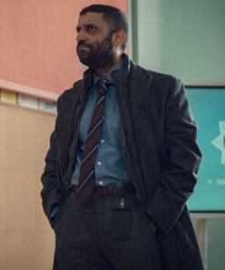 Fool Me Once S01 Sami Kierce Grey Trench Coat 2024