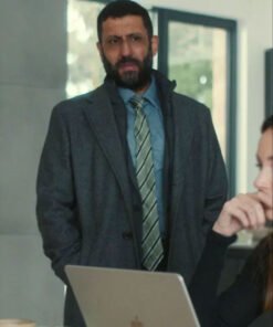 Fool Me Once S01 Sami Kierce Grey Trench Coat