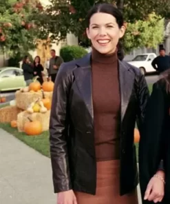 Gilmore Girls Lorelai Gilmore Leather Blazer