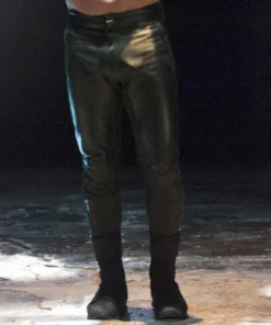 Green Arrow Leather Pant
