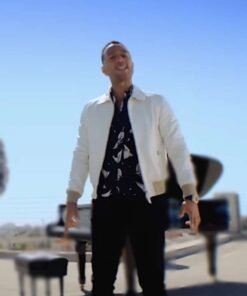 John Legend White Bomber Jacket 2023