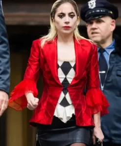 Joker Folie À Deux 2024 Lady Gaga Red Blazer