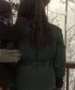 Juno Temple Fargo Season 5 Dorothy ‘Dot’ Ly­on Stripes Green Jacket 2024