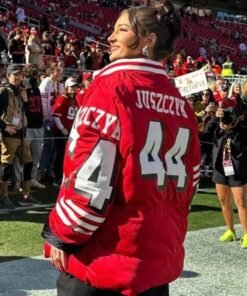 Kristin Juszczyk 49ers Puffer Jacket 2024