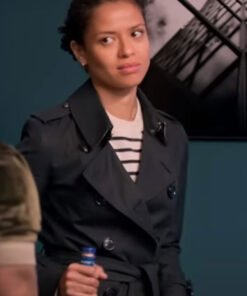 Lift 2024 Gugu Mbatha Raw Black Trench Coat