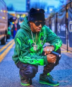 Ludacris Ghost Green Hoodie
