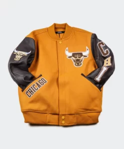 Men’s Pro Standard Chicago Bulls Brown Varsity Jacket