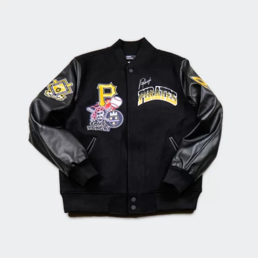 Men’s Pro Standard Pittsburgh Pirates Black Varsity Jacket
