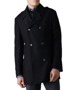 John Diggle Blue Wool Jacket
