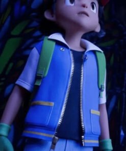 Pokemon Ash Ketchum Leather Jacket
