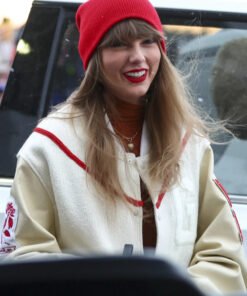 Taylor Swift Blank Canvas Project X Kilo Kish Bouclé Varsity Jacket